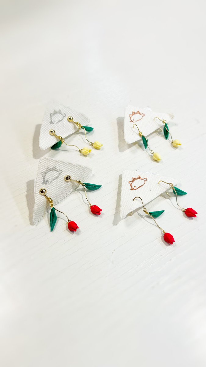 Queue_de_cle's tweet photo. 本日のワークショップはこちら💁‍♀️

つまみ細工で作った
可愛い🌷チューリップの
ピアス・イヤリングを作ります

世界に一つだけ私だけのアクセサリーを作りましょう！

お席が空いていれば飛び入り参加🆗
参加お待ちしております🤗
#あべのハルカス
#からほりらへん
#あべの天王寺ええEXPO
#クーデクレ https://t.co/jgJWc57ZbL