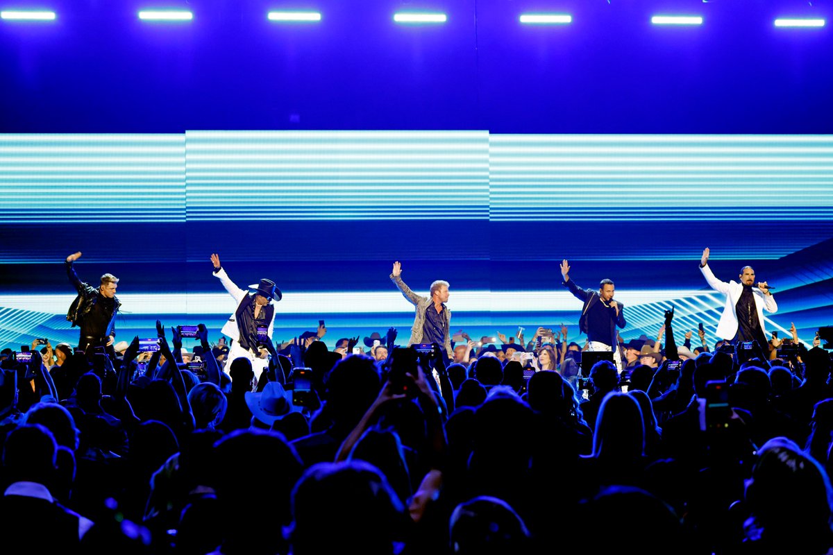 Major nostalgia has hit the #ACMawards stage tonight! <a href="/backstreetboys/">Backstreet Boys</a> have gone country! 📷 #ACM60