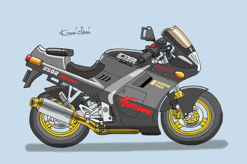 懐かしバイクをイラスト🎨🖌️で #レトロバイクグラフィティ 今回は 懐かしバイクをイラスト🎨🖌️で #レトロバイクグラフィティ 今回は