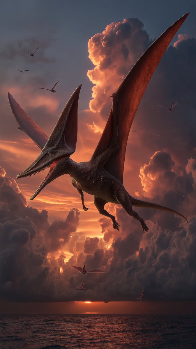 Dheepanratnam's tweet photo. Before birds, before myths
there were kings of the sky.
Pterosaurs ruled the clouds
#AIart #MidJourney #DinoArt #Pterosaur #PrehistoricCreatures #FantasyArt #SciFiArt #DigitalCreatures #AIGeneratedArt https://t.co/ATlIBVbqXt