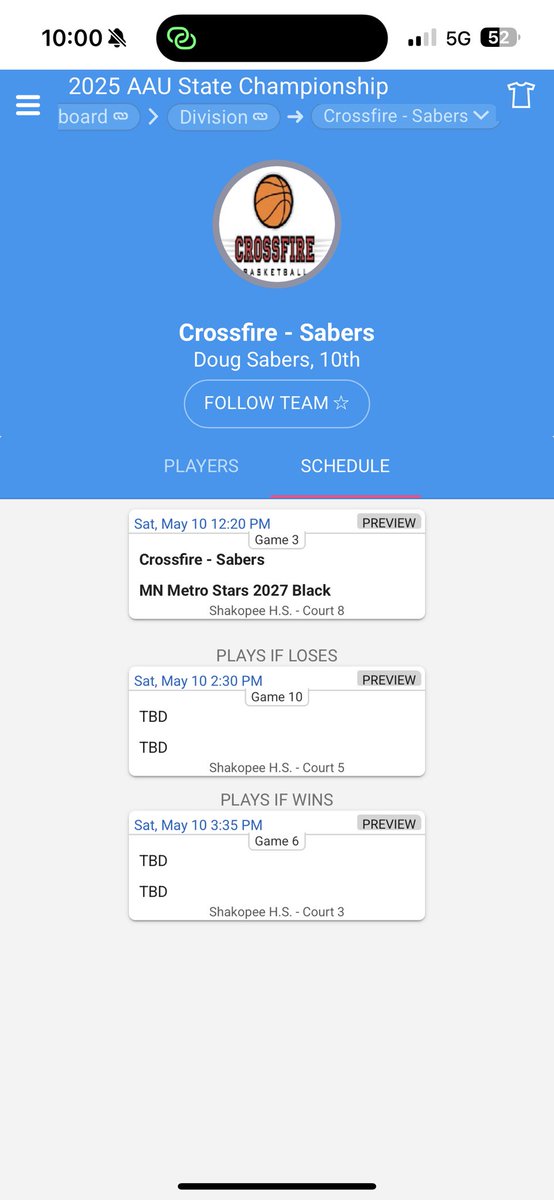 Crossfire Sabers 2027 (@crossfiresabers) on Twitter photo State tournament weekend schedule. Can’t wait to get started against MN Metro Stars Black. <a href="/CrossfireGHoops/">Crossfire Girls Hoops MN AAU</a> State tournament weekend schedule. Can’t wait to get started against MN Metro Stars Black. <a href="/CrossfireGHoops/">Crossfire Girls Hoops MN AAU</a>