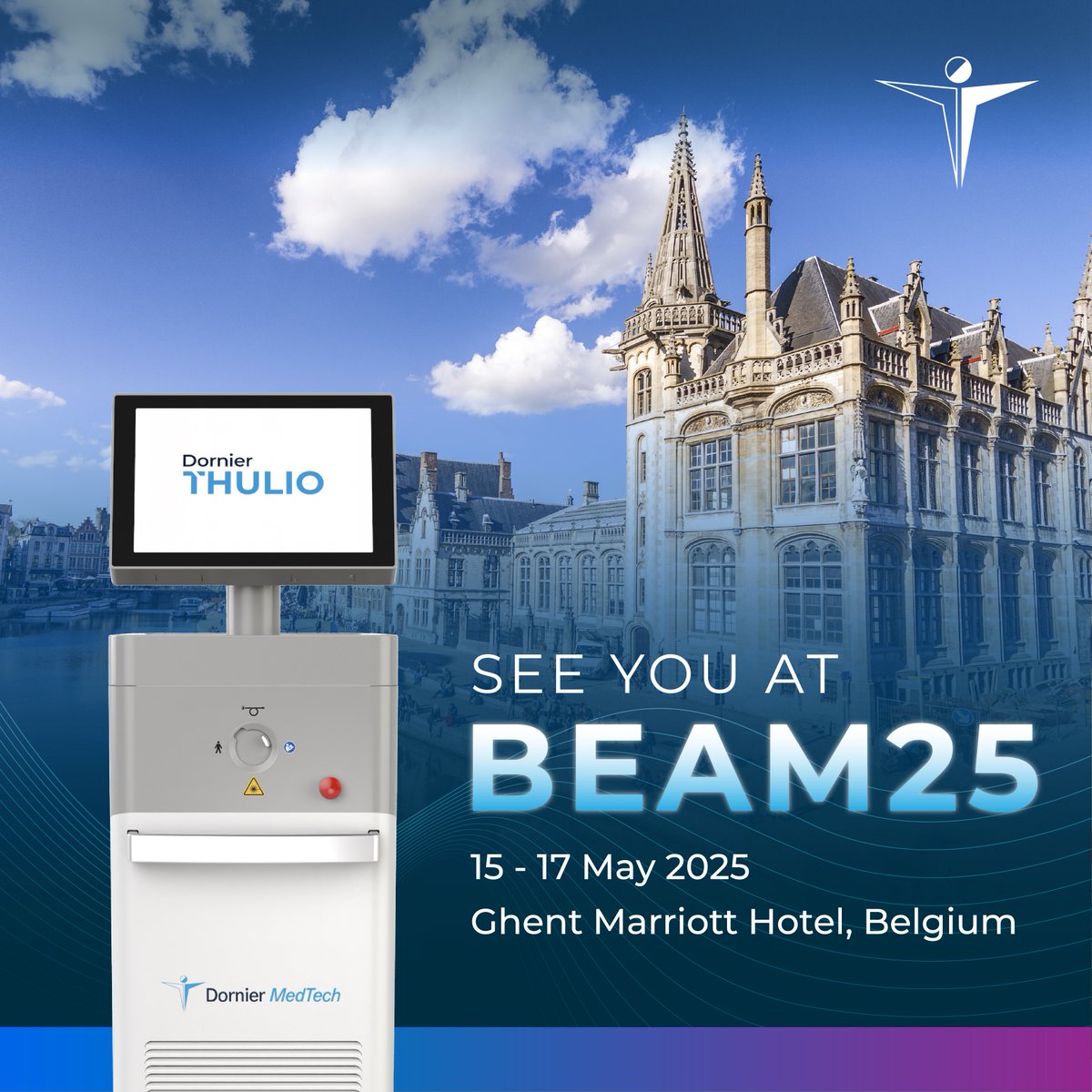 Dornier MedTech (@dorniermedtech) on Twitter photo Thrilled to support #BEAM25 as a Platinum Sponsor, alongside our partner BeMedico! Get ready to witness Thulio, our 100 W Pulsed Thulium:YAG laser, in a live BPH surgery by Dr. Peter Schatteman and a semi-live stone & UTUC case by Dr. <a href="/sproietti81/">Silvia Proietti</a>. See you in Ghent! Thrilled to support #BEAM25 as a Platinum Sponsor, alongside our partner BeMedico! Get ready to witness Thulio, our 100 W Pulsed Thulium:YAG laser, in a live BPH surgery by Dr. Peter Schatteman and a semi-live stone & UTUC case by Dr. <a href="/sproietti81/">Silvia Proietti</a>. See you in Ghent!