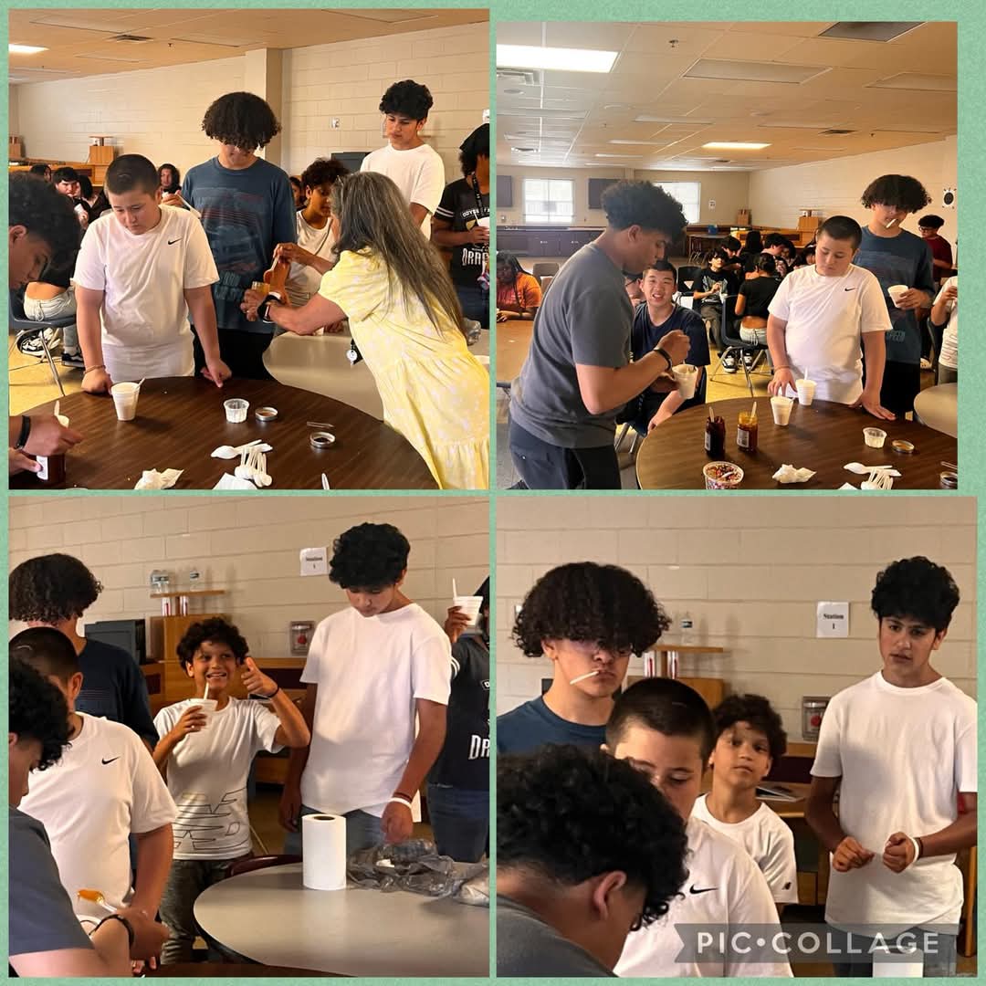 Our Latinos in Action students celebrated the end of the year with an ice cream party with Mr. Costa’s Class.💙🐲🍦#inclusionmatters <a href="/OCPSnews/">ocpsnews</a>