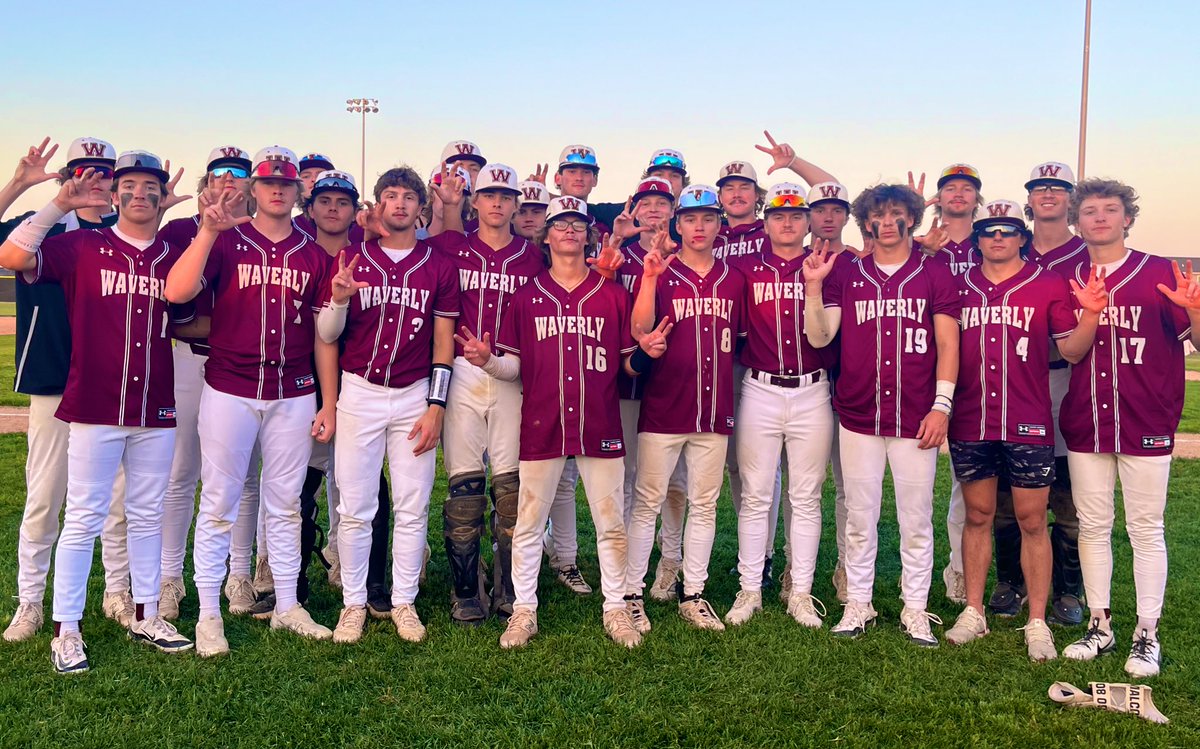 Waverly Vikings Baseball (@waverlybase_v) on Twitter photo Waverly-2
Standing Bear- 1
<a href="/Drewkoch24/">Drew Koch</a> 2-3, 2 2B, RBI
<a href="/R24Trevor/">TrevorR24</a> 2-3
<a href="/Crewverkamp23/">Crew Verkamp</a> 1-2, 2B
<a href="/bbsamp_15/">bruin sampson</a> 1-2, 2B
<a href="/CarsenMalcolm/">Carsen Malcolm</a> 1-4, Walk off RBI
<a href="/LoganChloupek10/">Logan Chloupek</a> 1-3
<a href="/brennanmiller25/">Brennan Miller</a> 6 2/3, 2 H, 1 ER, 12Ks
#Gritty>Pretty #ACE #FAMILY Waverly-2
Standing Bear- 1
<a href="/Drewkoch24/">Drew Koch</a> 2-3, 2 2B, RBI
<a href="/R24Trevor/">TrevorR24</a> 2-3
<a href="/Crewverkamp23/">Crew Verkamp</a> 1-2, 2B
<a href="/bbsamp_15/">bruin sampson</a> 1-2, 2B
<a href="/CarsenMalcolm/">Carsen Malcolm</a> 1-4, Walk off RBI
<a href="/LoganChloupek10/">Logan Chloupek</a> 1-3
<a href="/brennanmiller25/">Brennan Miller</a> 6 2/3, 2 H, 1 ER, 12Ks
#Gritty>Pretty #ACE #FAMILY