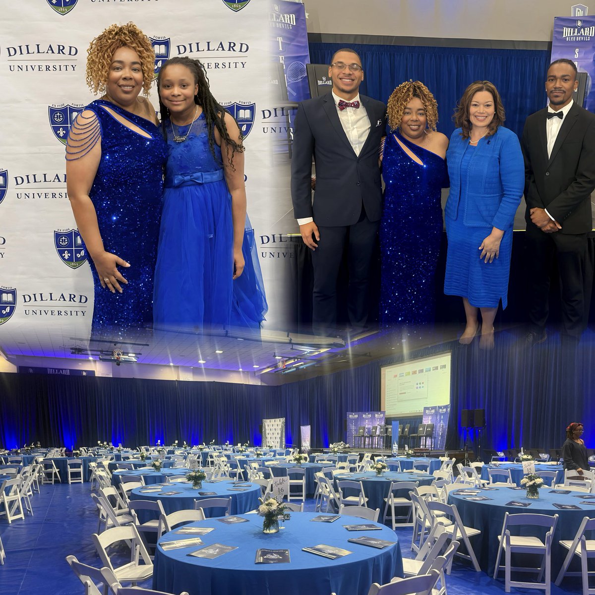 Dillard Athletics along with President Monique Guillory embark on a journey of honoring and recognizing The Class of 2025 Hall of Famers last night who have left an indelible mark on Dillard athletics through their exceptional performances and contributions.

#GeauxBleu
