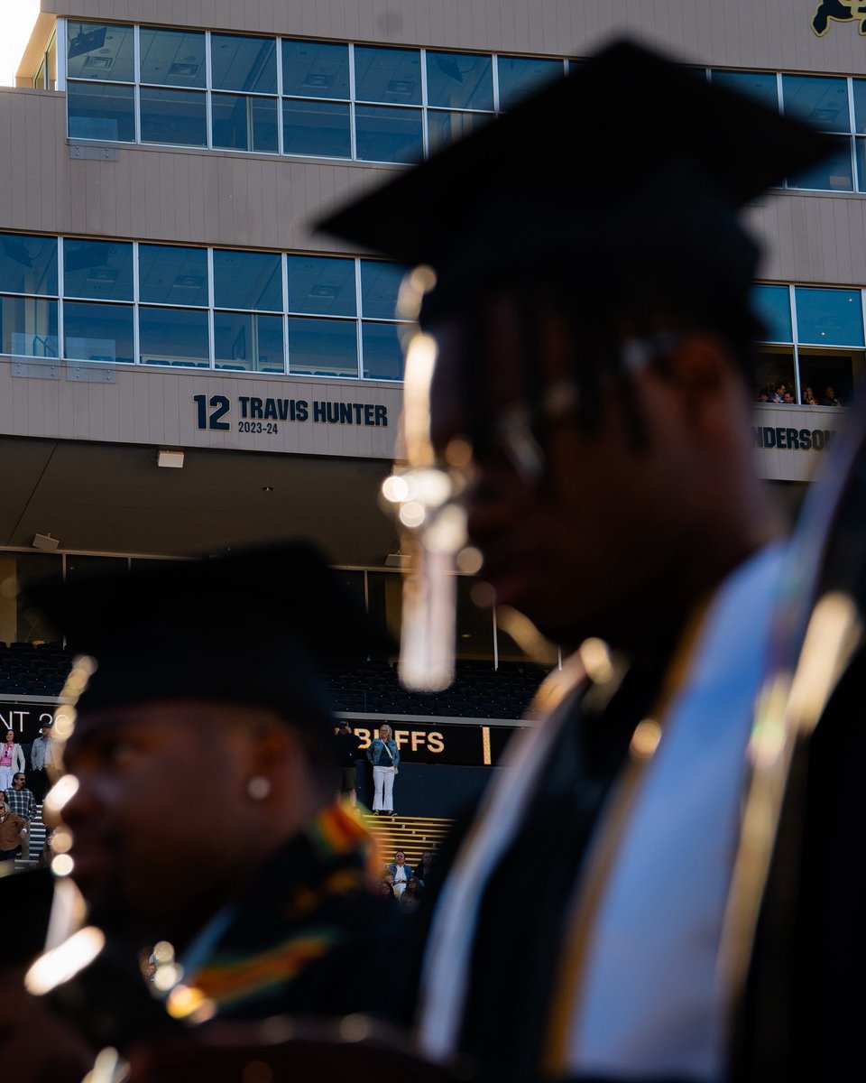 Travis Hunter Accomplishments in the Past 6 Months 👀🔥

- Heisman Trophy
- Bednarik Award
- Biletnikoff Award
- Walter Camp Award
- Big 12 Defensive Player of the Year
- AP Player of the Year
- Jersey Number Retired 
- 2nd Pick of the NFL Draft
- Got His Degree 

#SkoBuffs 🦬
