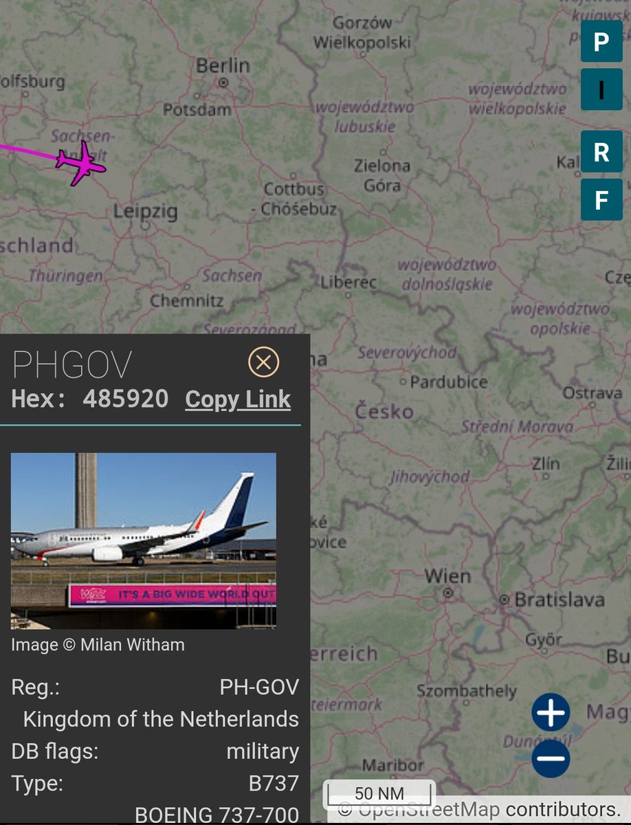 PolishMilRadar's tweet photo. ⌚09.05.2025 05:17LT
🇳🇱 Królestwo Niderlandów
✈️Boeing 737-700(WL) BBJ "PH-GOV"
#PHGOV na wysokości przelotowej FL410
🛫 Amsterdam #EHAM
🛬 Rzeszów #EPRZ
🔗https://t.co/MAYZoGwIpK
#POLMILRADAR https://t.co/ADhDvcdWVT