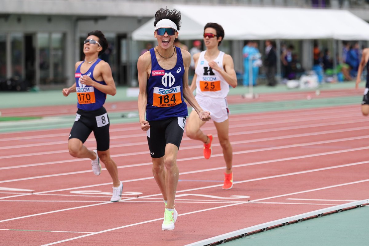 Getsuriku's tweet photo. #関東インカレ
男子1部1500m
🥇塩原匠（順大）3:50.56
🥈大野聖登（順大）3:51.09
🥉鈴木太陽（慶大）3:51.41 https://t.co/5ECUVm0MSb