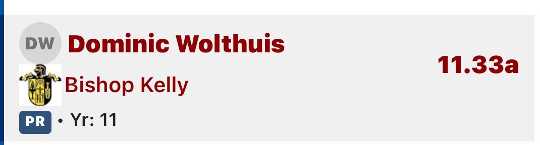 Dom Wolthuis ‘26 ATH 6’2 175 (@dom_wolthuis) on Twitter photo 43 Feet for triple jump and 11.3 100m for track still have State for Triple jump. <a href="/CoachKerfoot3/">Kyle Kerfoot</a> <a href="/chrisculig/">Chris Culig-Coach Q</a> 43 Feet for triple jump and 11.3 100m for track still have State for Triple jump. <a href="/CoachKerfoot3/">Kyle Kerfoot</a> <a href="/chrisculig/">Chris Culig-Coach Q</a>