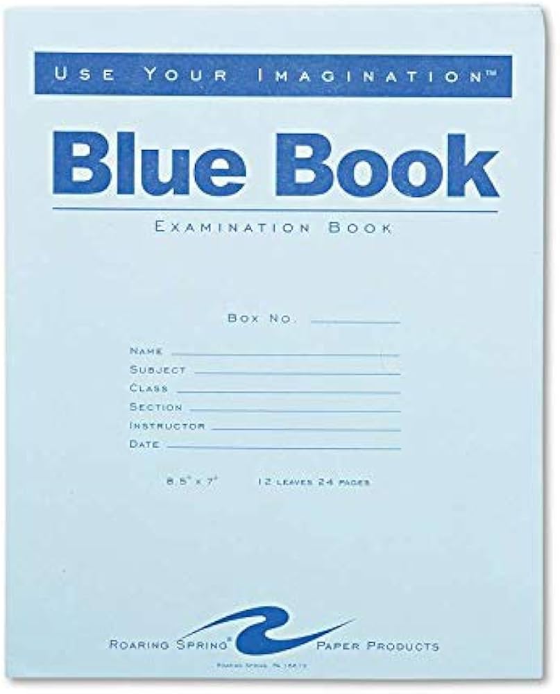 Bring back the blue book.