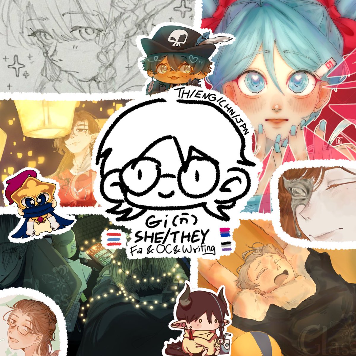 Glasswindchime's tweet image. (อยากได้พินใหม่)

สวัสดีพ่อแม่พี่น้องและชาวโลกทุกท่าน กิค่ะ จากแอคคุณกิค่ะ อ้าดติ้ดนักล่าปริญญาผู้ปลงเรื่องอัลกอริทึมแล้วค่ะ

ใช้แอคนี้ทำทุกอย่างตั้งแต่ลงงาน สั่งของ ยันรีทวิตเรื่องชาวบ้าน(เยอะมาก) รวมถึงใช้ติ่งด้วยค่ะ เราติ่งแบบ Multi fandom มากๆ เจอกันด้อมไหนก็มาพูดคุยได้นะคะ!
