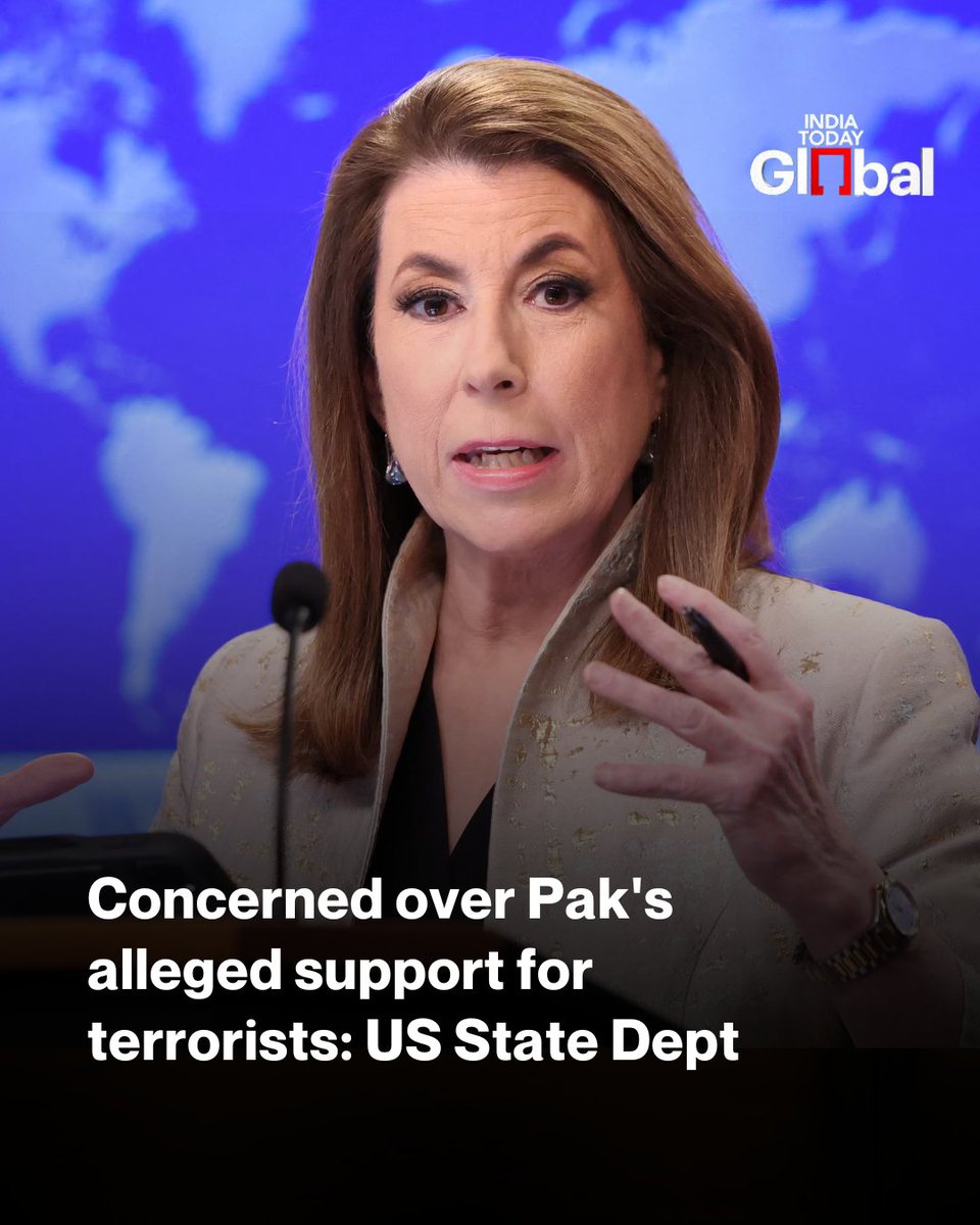 ITGGlobal's tweet image. The United States has appealed to New Delhi and Islamabad to avoid further conflict. US State Department Spokesperson Tammy Bruce stated that the US has been concerned about Pakistan’s alleged support for terrorist groups for many years.

#USStateDept #Spokesperson #TammyBruce…