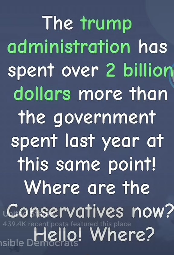 Wow they’re really saving a lot of money on waste and abuse aren’t they!  I guarantee you most of that money is from Trump’s golfing weekends and trips with family and friends to sporting events! 😡😡😡😡😡