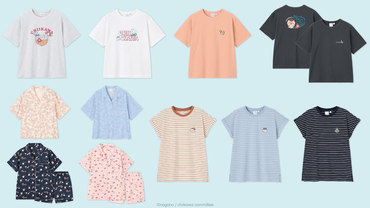 発売決定／ ちいかわ×GU コラボ第四弾が発売決定‼️ 『ちいかわたちの