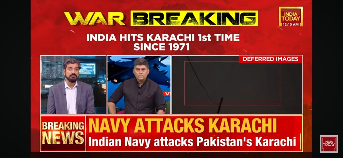kumarmanish9's tweet photo. Journalism died. TRPs won. 
#IndiaPakistanTensions https://t.co/cJidhnRML8