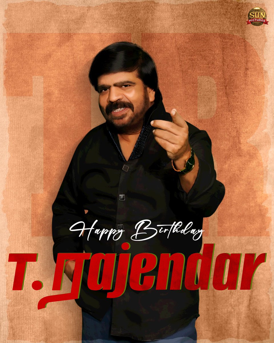 Wishing the multi talented director &amp; actor #TRajendar a very happy birthday!

#HBDTRajendar #HappyBirthdayTRajendar