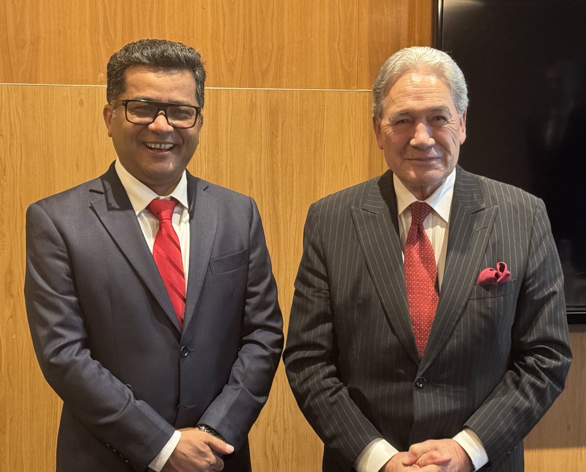The Minister was pleased to meet this afternoon with India’s Minister of State for External Affairs, Pabitra Margherita. 

They discussed:

-Assam, Minister Margherita’s home state; 

-the recent progress made in the India-New Zealand relationship across a wide range of sectors;