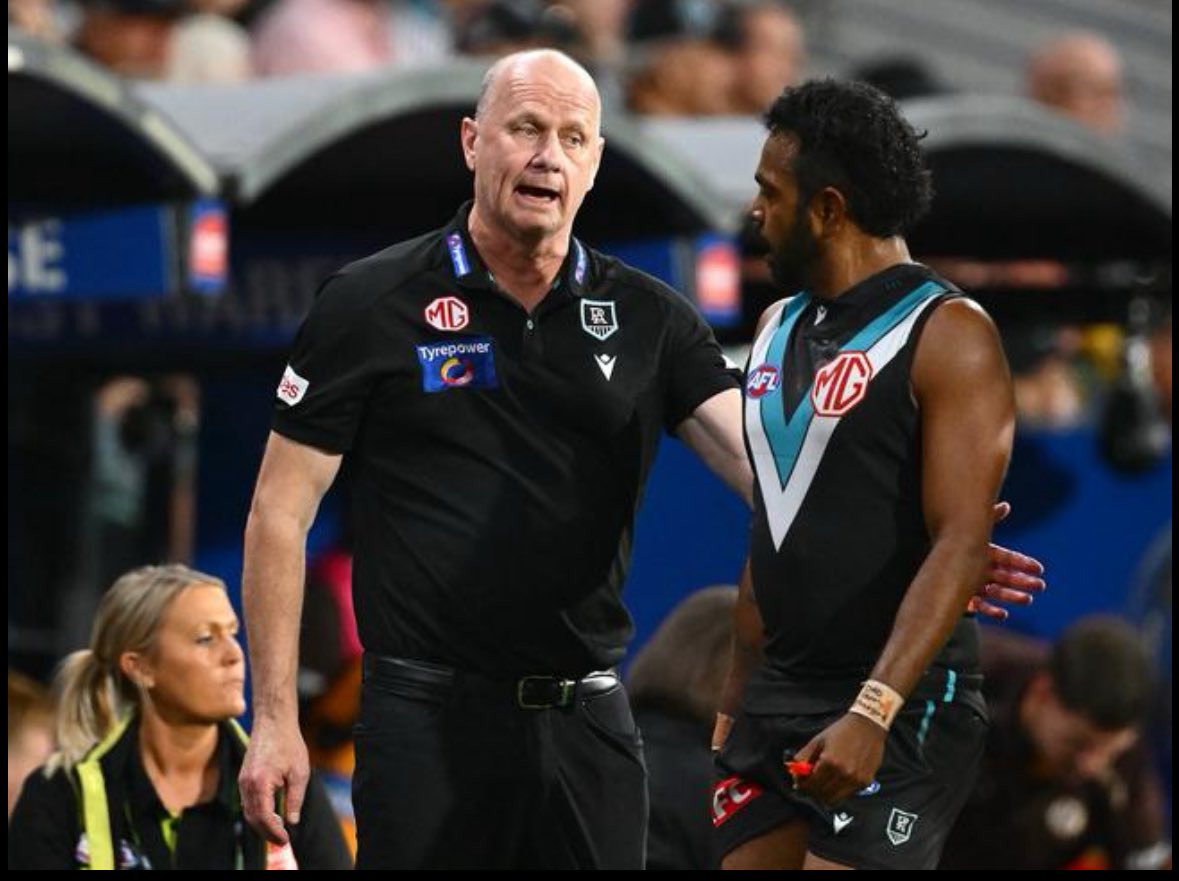 Port Adelaide coach Ken Hinkley has warned it will be dangerous for opposition players to sledge Willie Rioli for a competitive advantage when he returns to footy following the “stance the AFL has put in place around comments said on the field”
adelaidenow.com.au/sport/afl/afl-…