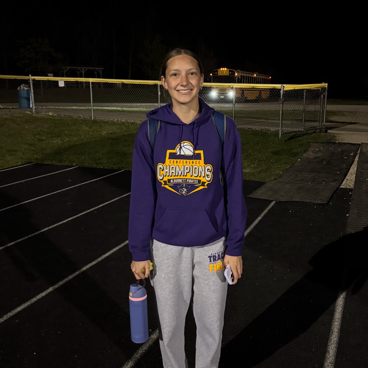 Miranda Neighbor does it again!
She broke her own 100 Meter Hurdles record tonight with an incredible time of 15.12 seconds. 

She beats her previous record of 15.33