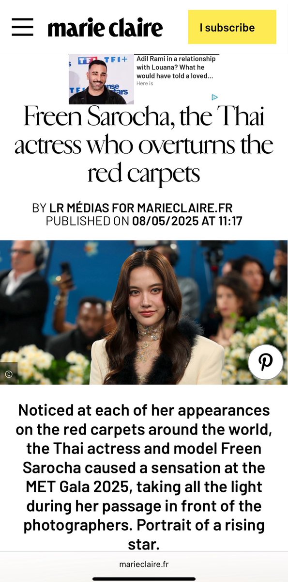 LeiIdol's tweet photo. This is a proper introduction when people ask “Who is she?”

#srchafreen 
#MetGala2025xFREEN
#MetGala #MetGala2025
#MaisonValentino 
#FreenSarocha

https://t.co/iNyrGeaYpi https://t.co/BaF2t8k9yq
