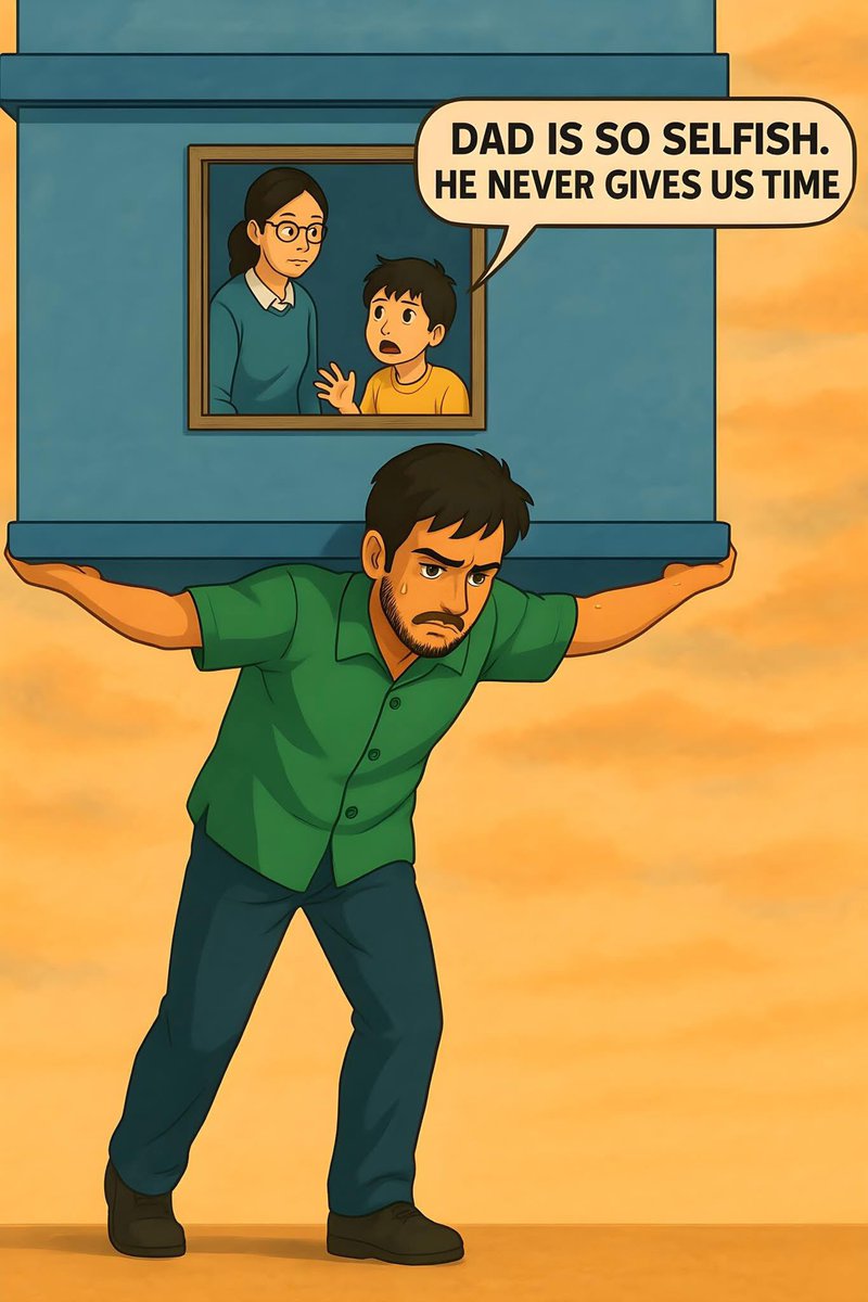 Everybody talks about Mother's Love But Nobody talks about Father's Sacrifice.
But this is the Actual Reality

What is your take? 

#FridayThoughts
#MentalHealthAwarenessMonth