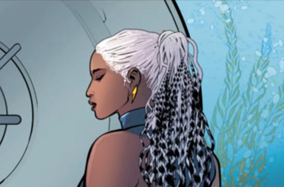 A preview from Storm #9 the black hair extensions eating #OroroSpoilers