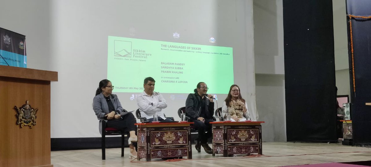 prabinkhaling's tweet photo. It was an immense pleasure to attend the wonderful session on languages, translation, writing, folklore, and nurturing literary talent at the Sikkim Literature Festival 2025. Thank you
@rachnabooks #sikkimlitraturefestival2025 #beautifulsikkim #50yearsofstaehood https://t.co/uNVlKUceOX