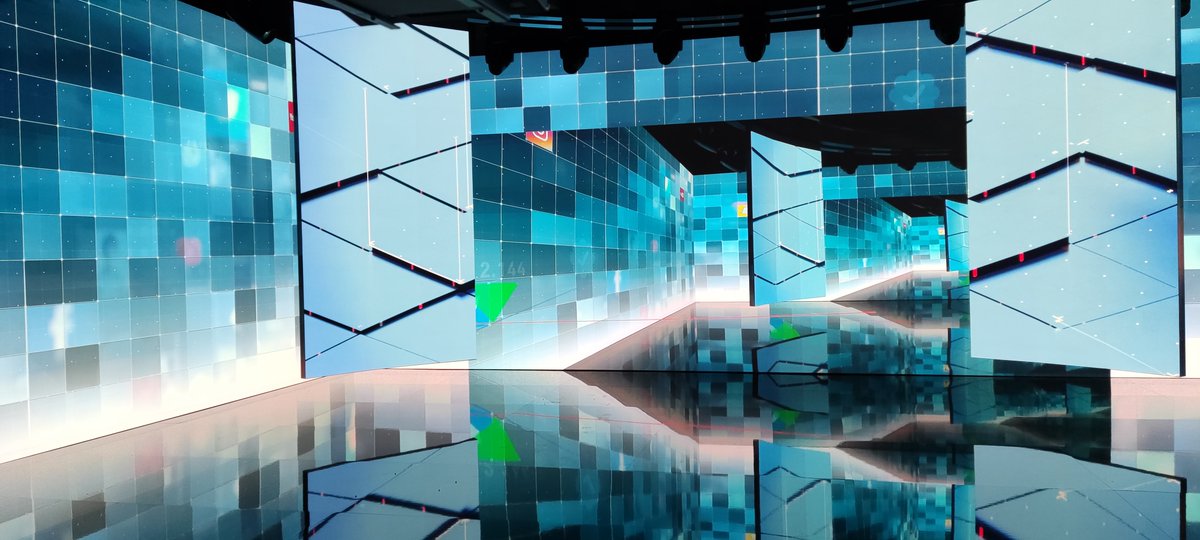 AOTOElectronics's tweet image. 🖥️ Inside Al Jazeera’s Studio 5: Built for non-stop news.
#AOTO transformed the flagship newsroom with:
✔ 450㎡ seamless LED
✔ Real-time background switching
✔ 4m wraparound displays
✔ CV0.9 panels — zero moiré
We power 30+ studios worldwide.
#LEDTech #AlJazeera #TVStudio