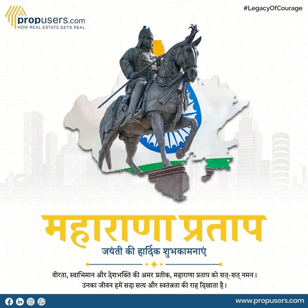 RTNPropusers's tweet photo. 🛡️ Tribute to the Icon of Bravery &amp; Pride! 🇮🇳

💬 "His legacy inspires every heart that beats for independence."

#MaharanaPratapJayanti #LegacyOfCourage #Propusers #RealEstateWithPride #FreedomFighter #RealEstateIndia #propuserscom https://t.co/wLeHodvFaF