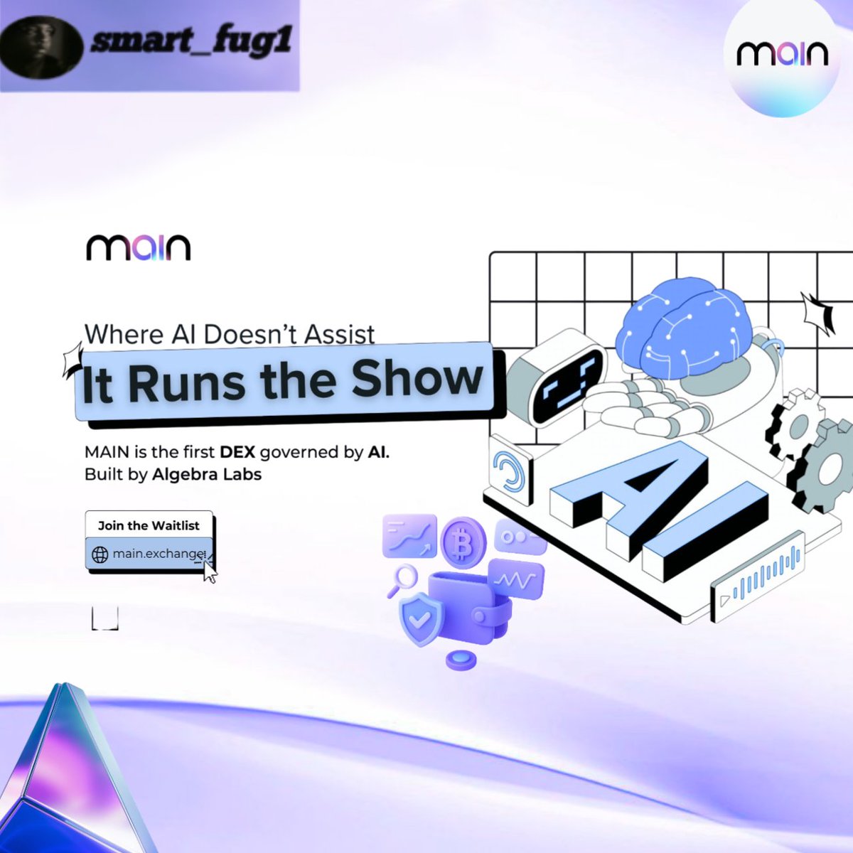 Smart FUG (@smart_fug1) on Twitter photo ๐๐๐๐ฉ ๐๐ ๐ฎ๐ค๐ช๐ง ๐ฟ๐๐ ๐ฌ๐๐จ ๐จ๐ข๐๐ง๐ฉ๐๐ง ๐ฉ๐๐๐ฃ ๐ฉ๐๐ ๐ฅ๐๐ค๐ฅ๐ก๐ ๐ฉ๐ง๐๐๐๐ฃ๐ ๐ค๐ฃ ๐๐ฉ?
DeFi promised freedom but delivered a mess of bots, broken UIs, and endless guesswork.
<a href="/MAIN_AI_DEX/">MAIN</a> flips the script an AI-governed DEX that runs itself, outsmarts theโท ๐๐๐๐ฉ ๐๐ ๐ฎ๐ค๐ช๐ง ๐ฟ๐๐ ๐ฌ๐๐จ ๐จ๐ข๐๐ง๐ฉ๐๐ง ๐ฉ๐๐๐ฃ ๐ฉ๐๐ ๐ฅ๐๐ค๐ฅ๐ก๐ ๐ฉ๐ง๐๐๐๐ฃ๐ ๐ค๐ฃ ๐๐ฉ?
DeFi promised freedom but delivered a mess of bots, broken UIs, and endless guesswork.
<a href="/MAIN_AI_DEX/">MAIN</a> flips the script an AI-governed DEX that runs itself, outsmarts theโท
