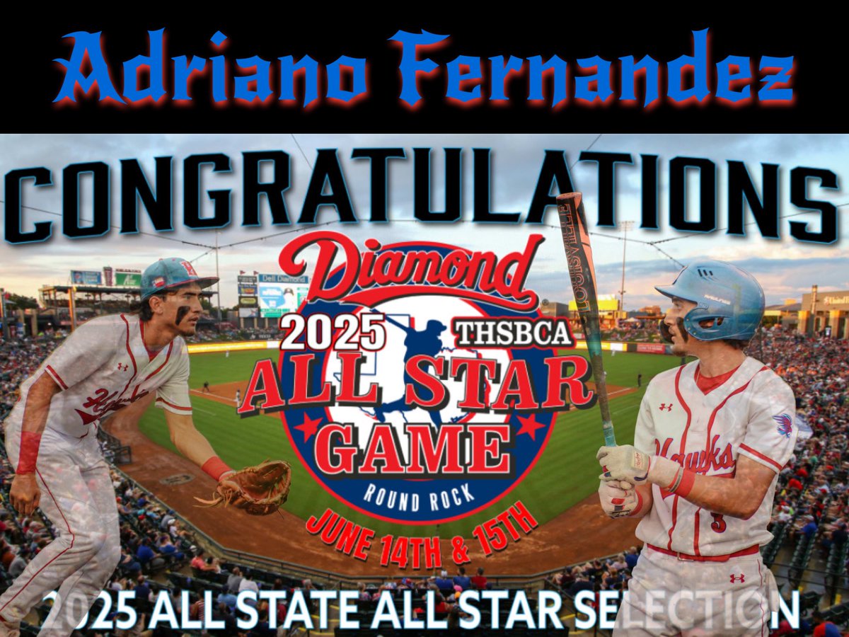Adriano Fernandez (@fernandez_1372) on Twitter photo What an honor!! So blessed to be selected to play in this Allstar game!!! God is good!! <a href="/Hawk_Hardball/">Hays Hawks Baseball</a> <a href="/DaltonRod44/">Dalton Rodriguez</a> <a href="/Harrison_GK/">Garrett Harrison</a> <a href="/RangerBaseball_/">Ranger College Baseball</a> <a href="/coachfred78/">Freddie Fernandez</a> <a href="/AustinSR_/">Austin Scouting and Recruiting</a> What an honor!! So blessed to be selected to play in this Allstar game!!! God is good!! <a href="/Hawk_Hardball/">Hays Hawks Baseball</a> <a href="/DaltonRod44/">Dalton Rodriguez</a> <a href="/Harrison_GK/">Garrett Harrison</a> <a href="/RangerBaseball_/">Ranger College Baseball</a> <a href="/coachfred78/">Freddie Fernandez</a> <a href="/AustinSR_/">Austin Scouting and Recruiting</a>