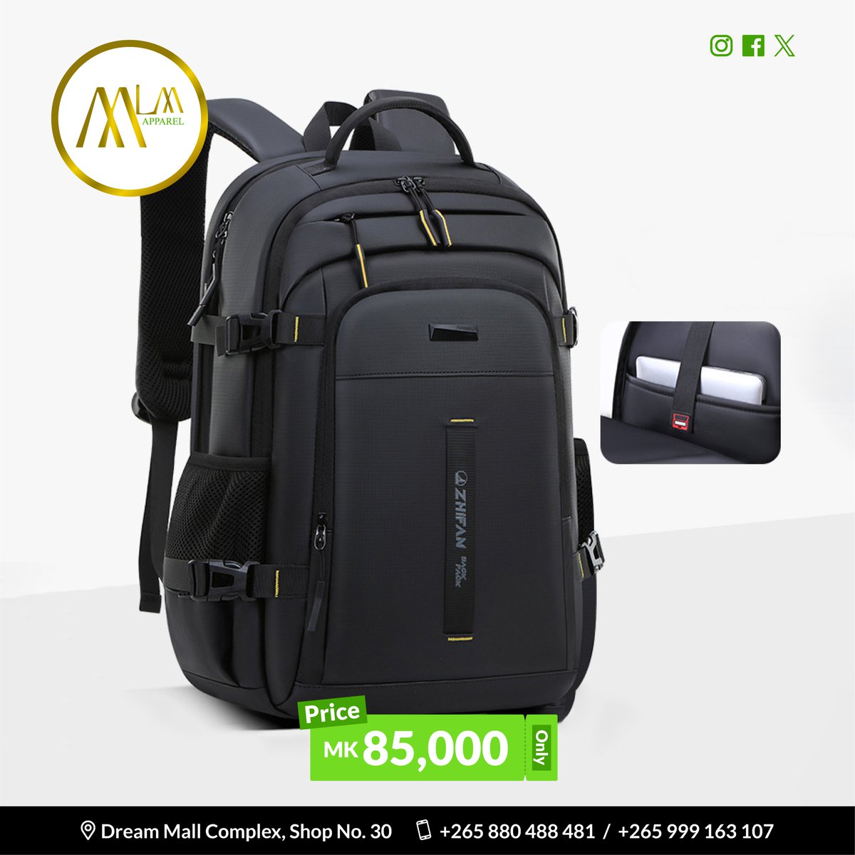 mlmapparelmw's tweet photo. 🎒 New Arrivals Alert!!

Tili ndi zikwama zolimba komanso zamwamba kwambiri – zoyenera ku sukulu, ku ntchito, kapena pa ulendo.

🛍️ Tipezeni pa Dream Mall Complex, Shop No. 30
📞  +265 880 488 481

#MLMApparel #Backpacks #NewArrivals #Lilongwe  #EverydayEssentials https://t.co/nTshYr6nye