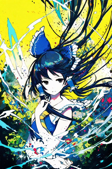 「meola」で活動していた頃の絵のLoRAを公開しました。自由に楽しんでください。 meola style より