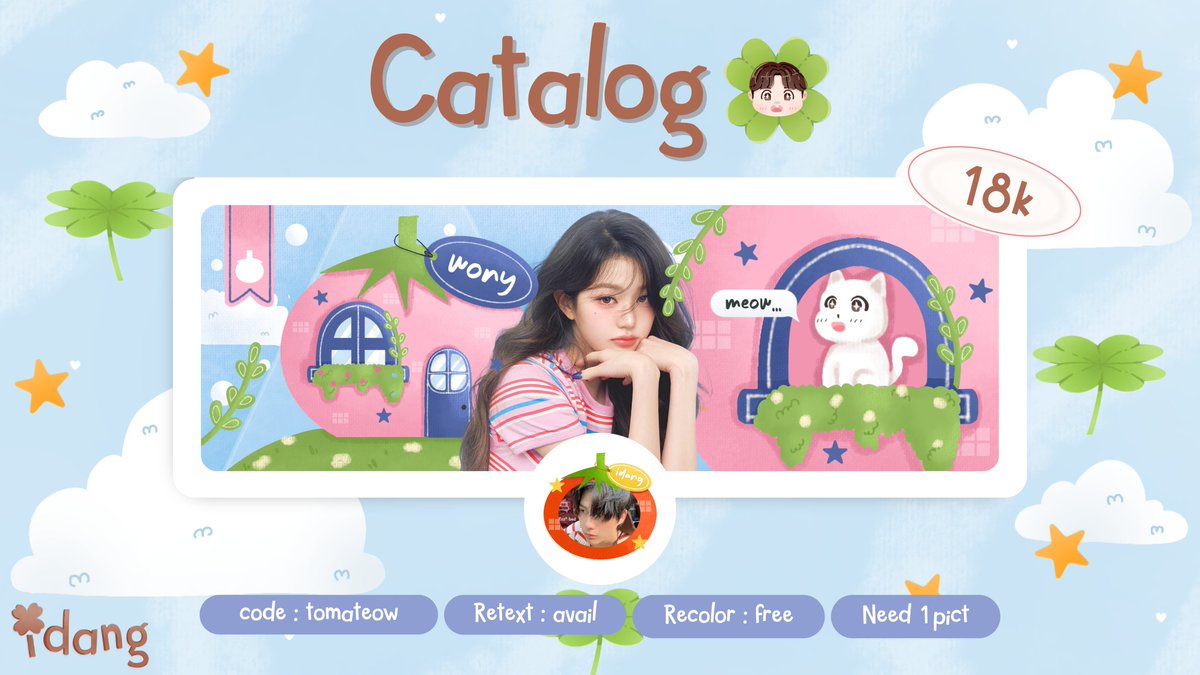 Haidwangg's tweet image. Help repost? Thank you—🍀

[ Lapak optip tomateow🍅 ]

Siang yeorobun, idang open titipan layout tomateow dengan 2 versi nih yaitu chibi &amp;amp; non chibi, scroll kebawah untuk selengkapnya yaa

Thankyou!

#zonauang