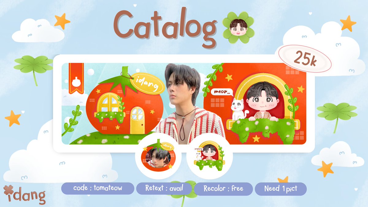 Haidwangg's tweet image. Help repost? Thank you—🍀

[ Lapak optip tomateow🍅 ]

Siang yeorobun, idang open titipan layout tomateow dengan 2 versi nih yaitu chibi &amp;amp; non chibi, scroll kebawah untuk selengkapnya yaa

Thankyou!

#zonauang