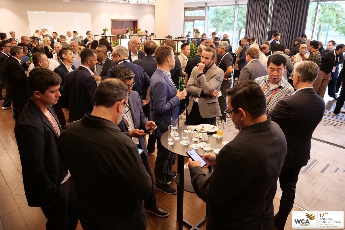 WCA_Projects's tweet image. The #WCAProjects2025 Welcome Cocktail Reception was a night to remember, filled with clinking glasses, meaningful conversations, and global connections 🥂

#WCAProjects2025 #WCAProjects #LogisticsNetworking #GlobalConnections #ProjectLogistics #HeavyLift #ProjectCargo #Breakbulk
