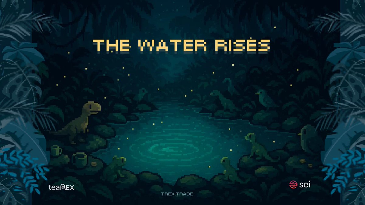 0xteaRex's tweet photo. 💧 The jungle waterholes are rippling...
Something big is stirring beneath the surface.
A new wave of $SEI rewards is coming to Tea-REX, and Jungle Patrons will be the first to drink.
Waterhole Surge rewards surface next week.
#TeaREX #SeiNetwork #DeFi #Earn #JunglePatron #WaterholeSurge