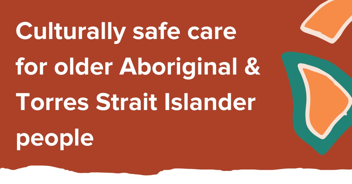 Older Aboriginal &amp; Torres Strait Islander people require a culturally safe aged care system.

We’ve released the Aboriginal &amp; Torres Strait Islander Aged Care Framework to improve the quality of care.

Read it at 💻 health.gov.au/resources/publ…