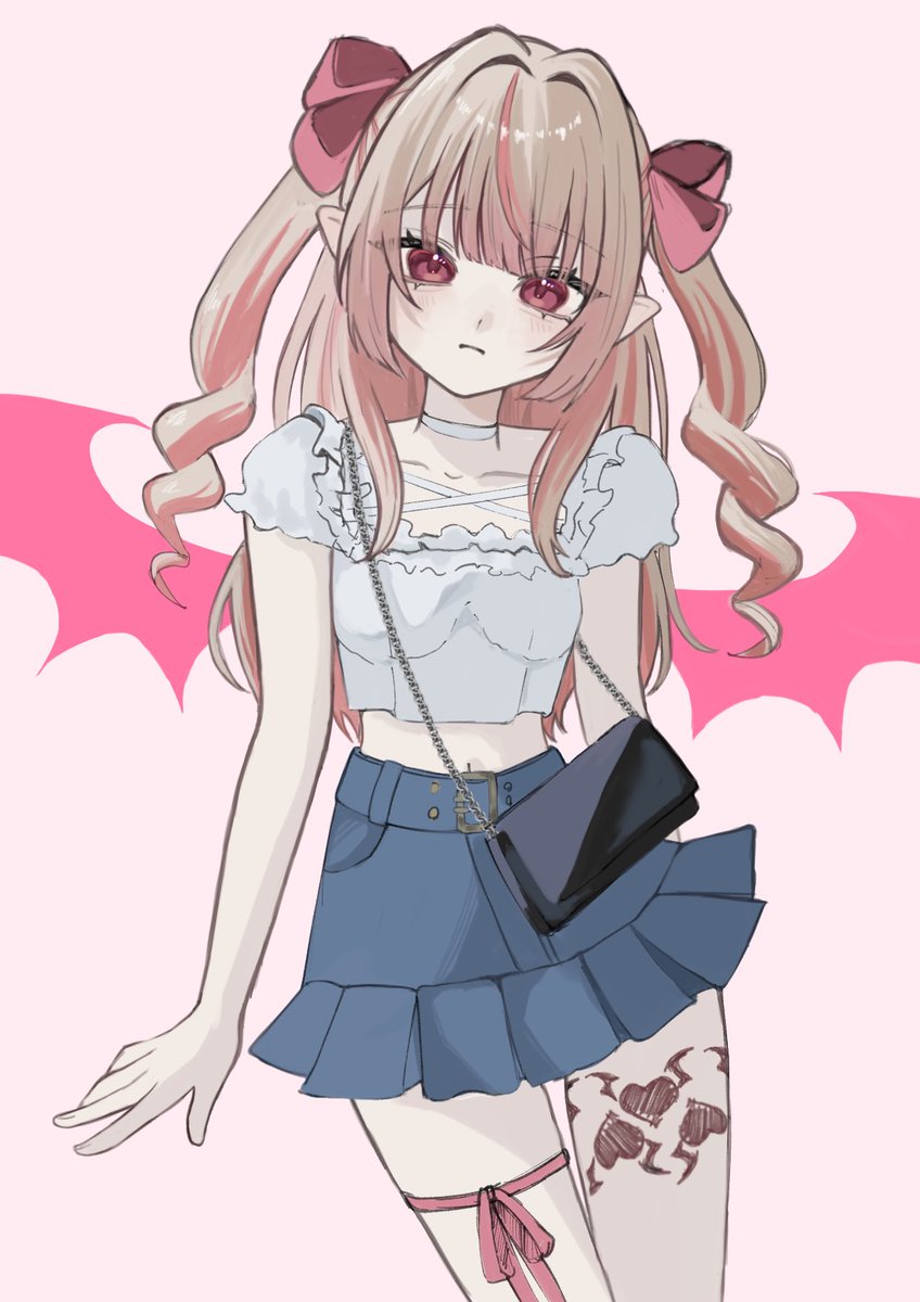 kas_x8's tweet photo. 🎀🖤
 #りりむとおえかき https://t.co/d96yWwgG3S