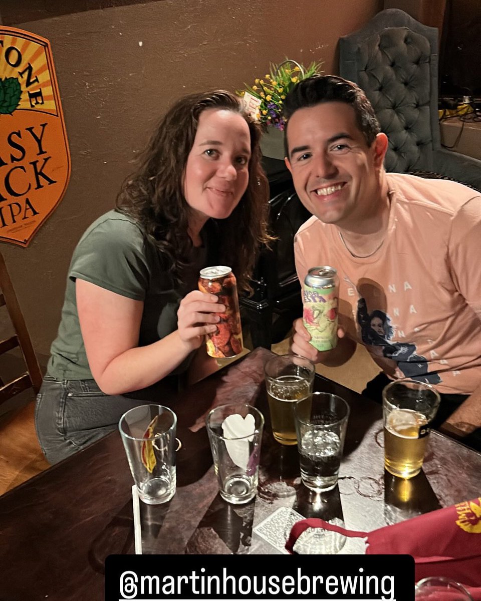 Celebrating end of semester with <a href="/MartinHouseBrew/">Martin House Brewing</a> faves