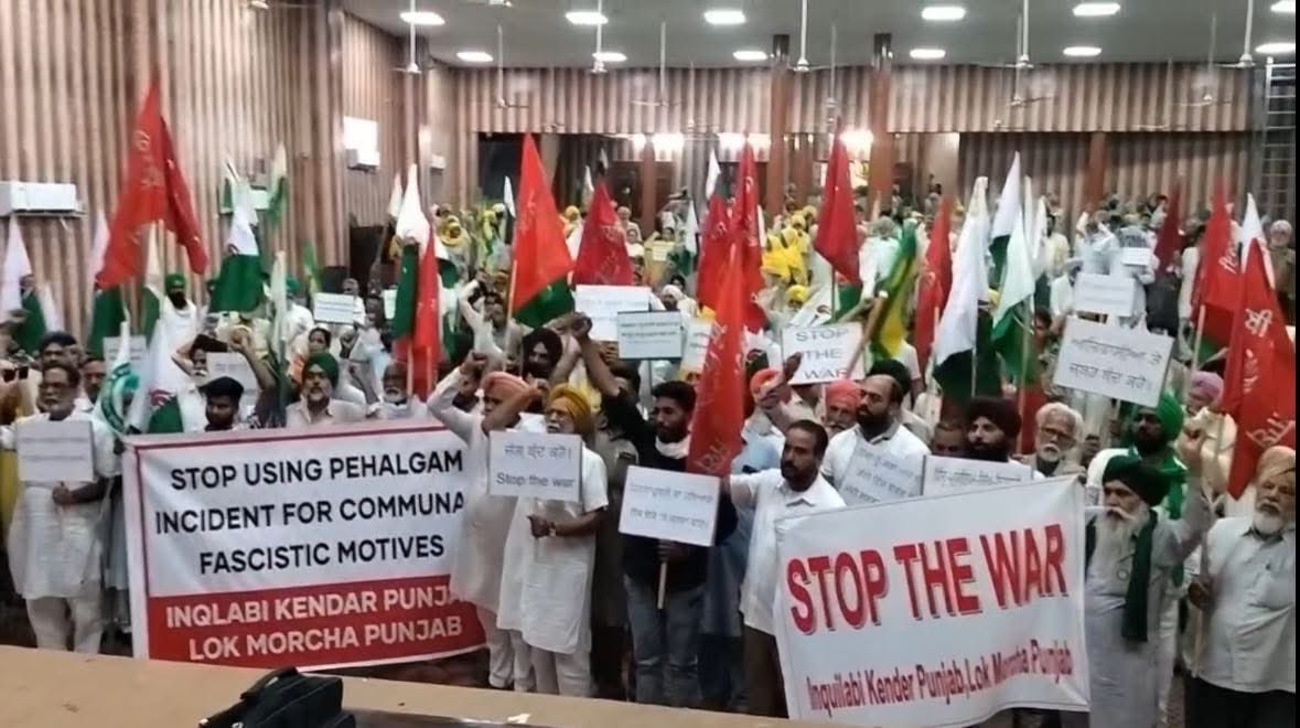 Rasgullite No. 1 (@mkhanpasha) on Twitter photo For everyone asking, yes there are still anti-war leftist parties in South Asia. <a href="/ZSabri1/">Zahra Sabri</a> has shared images of the Lok Morcha Punjab & Inqilabi Kendar Punjab’s May 8 protest against the war and solidarity with Kashmiris’ right to self-determination. Daler loki haige ne. For everyone asking, yes there are still anti-war leftist parties in South Asia. <a href="/ZSabri1/">Zahra Sabri</a> has shared images of the Lok Morcha Punjab & Inqilabi Kendar Punjab’s May 8 protest against the war and solidarity with Kashmiris’ right to self-determination. Daler loki haige ne.