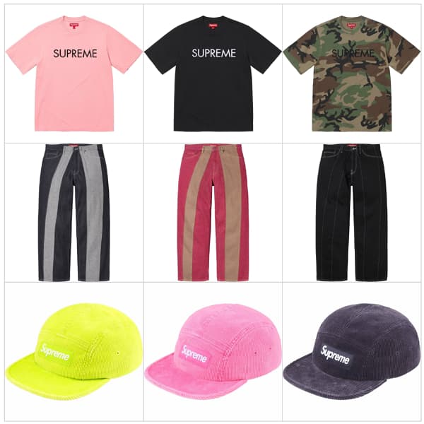 Supreme Week11 / シュプリーム ※全アイテム画像とサイズ表が公開 発売