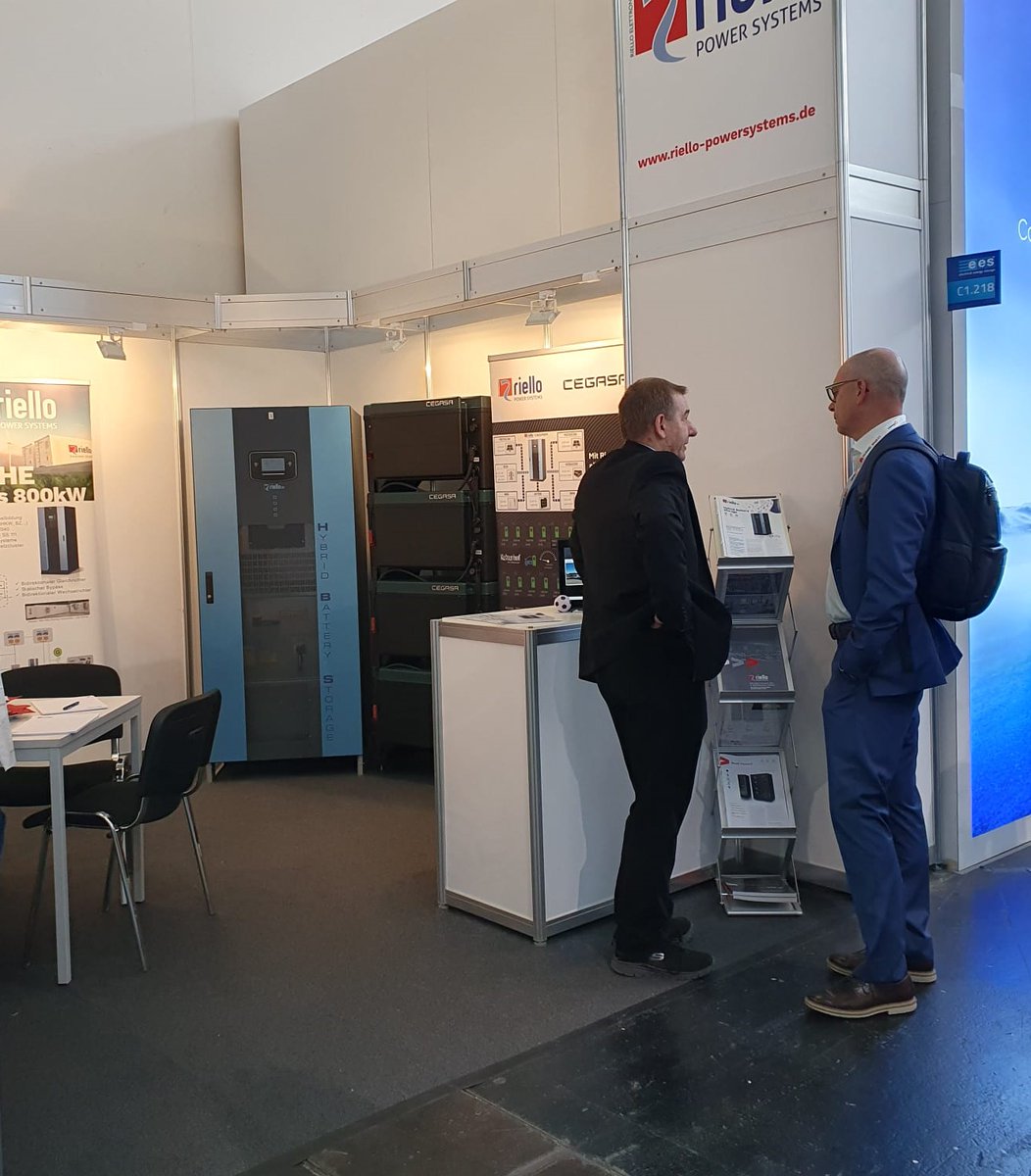 🔔 Letzter Tag auf der ees Europe in München! 🔔

Nutzen Sie die Gelegenheit und besuchen Sie uns noch heute an unserem Stand C1.218.

Wir freuen uns auf Ihren Besuch! 🚀⚡️

#eesEurope #MesseMünchen #Energiezukunft #Innovation #StandC1218