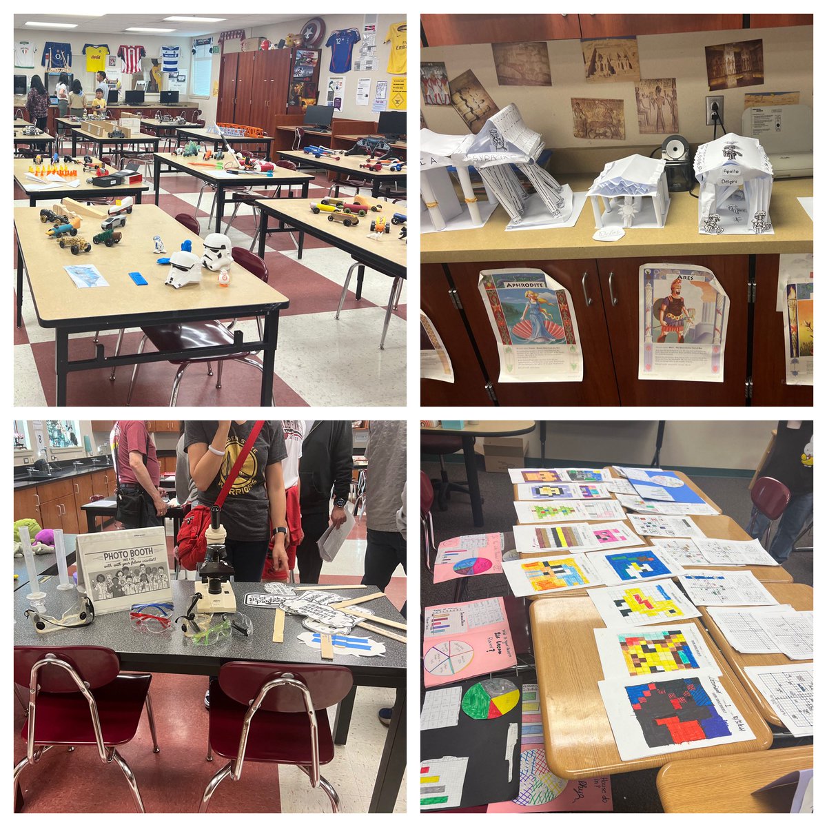 So much amazing student work on display at Open House tonight. Such a nice night to share with our families!