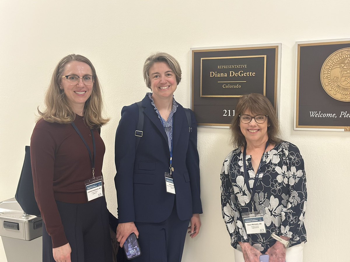 Liudmila Kastsianok MD, RhMSUS, FACR (@milakastsianok) on Twitter photo Amazing few day at the D.C. advocating alongside the colleagues and patients during American College of rheumatology #Advocate4arthritis conference.
<a href="/ACRheumDC/">ACRheumDC</a>
<a href="/CURheumatology/">CU Anschutz Division of Rheumatology</a>
<a href="/RepDianaDeGette/">Rep. Diana DeGette</a>
<a href="/RepJasonCrow/">Rep. Jason Crow</a> Amazing few day at the D.C. advocating alongside the colleagues and patients during American College of rheumatology #Advocate4arthritis conference.
<a href="/ACRheumDC/">ACRheumDC</a>
<a href="/CURheumatology/">CU Anschutz Division of Rheumatology</a>
<a href="/RepDianaDeGette/">Rep. Diana DeGette</a>
<a href="/RepJasonCrow/">Rep. Jason Crow</a>