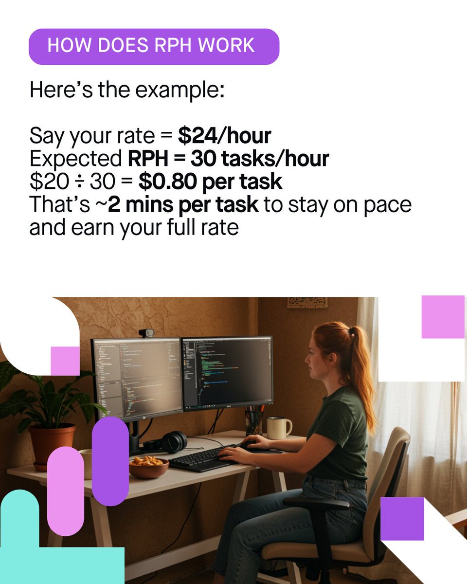 crowdgenbyappen's tweet photo. Hourly? Per task? RPH?
Pay setups on CrowdGen can varyβand it helps to know how they work.
Swipe this quick guide to stay on track with your earnings.
β¨ Tag a teammate & save for your next project!
#CrowdGen #LLMTrainerTips #CrowdGenTips #LLMTrainerLife #LLMTrainer #AITrainer https://t.co/fqWzGIYPTf