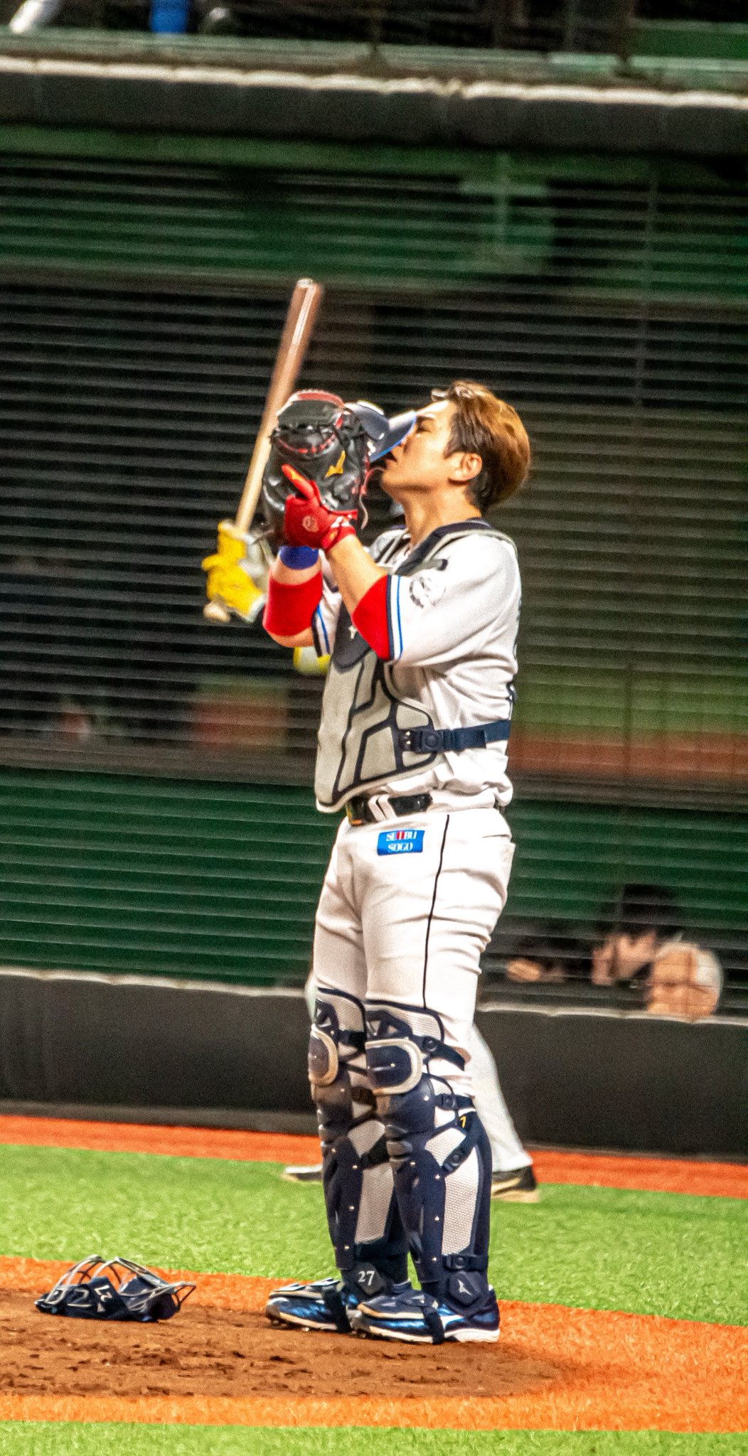 炭谷銀仁朗 実使用バット 2019（優勝のシーズン）