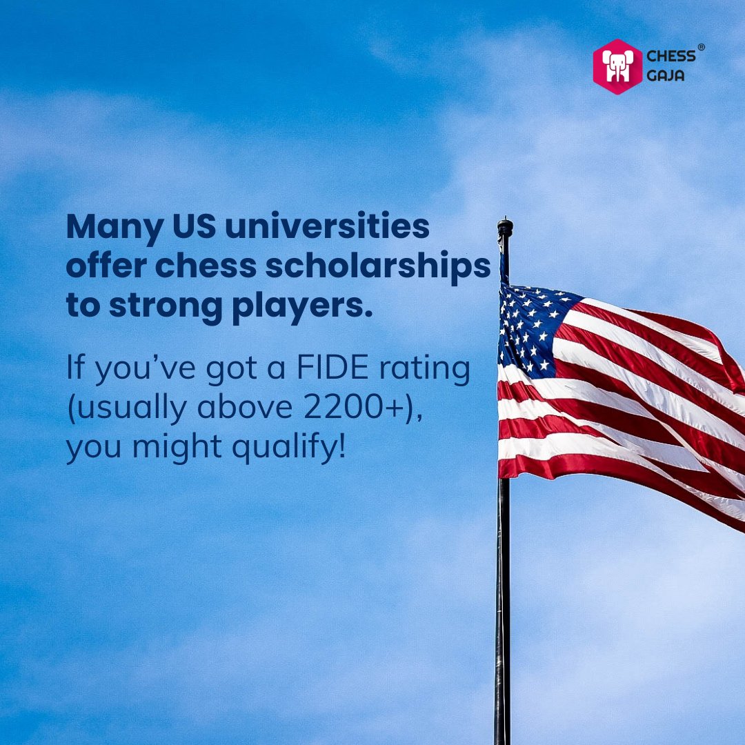 ChessGaja's tweet image. Turn Your Chess Skills into a U.S. Education
Discover how your passion for chess can open doors to scholarships and study opportunities in the US. 
video - youtu.be/2dL9lo_43Ww 

#ChessScholarship #StudyInUSA #ChessForEducation #InternationalStudents #ChessLife #chessgaja