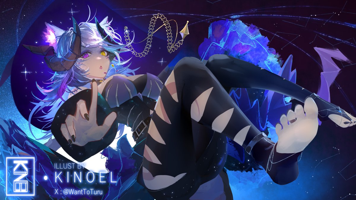 Two art piece for <a href="/MiyuBuns/">Miyu 🔮🐉 L2D DEBUT 2025</a> 
#miyubunsart