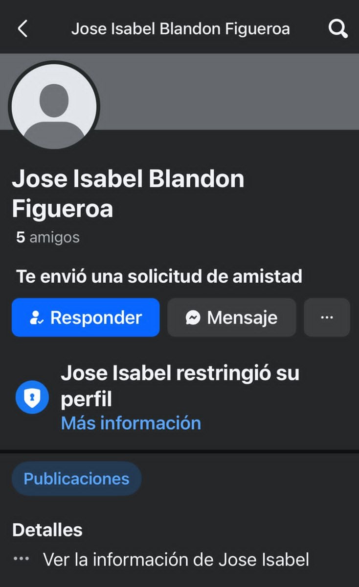 BlandonJose's tweet image. Andan mandando solicitudes de amistad desde esta cuenta de facebook, que está usurpando mi nombre, quién sabe con qué intenciones. No soy yo.